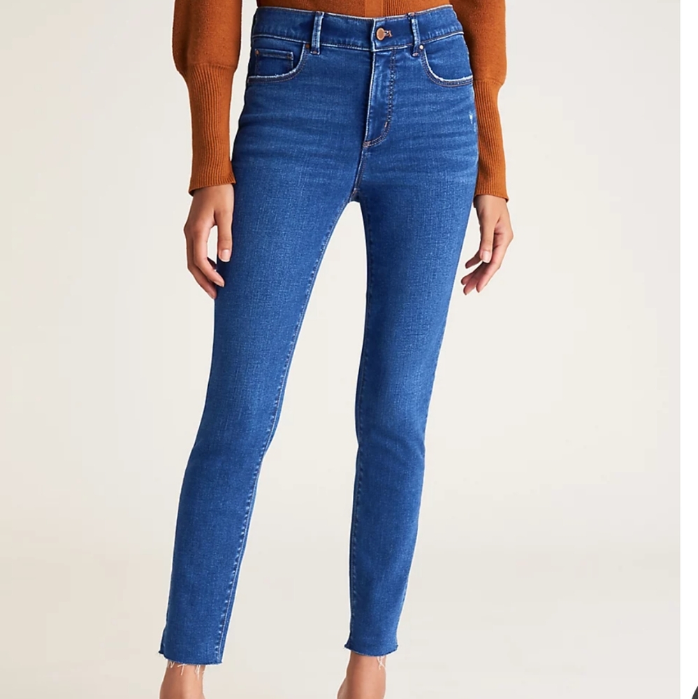 Ann Taylor Mid Rise Skinny Tall